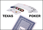 Plastic Red / Blue Marked Playing Cards , Poker Cheat Card For Poker Club supplier
