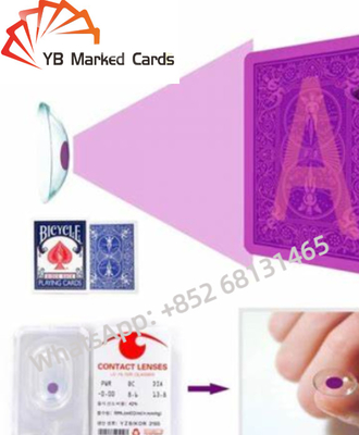 6mm Precision UV Invisible Ink Contact Lenses Marked Cards 4mm