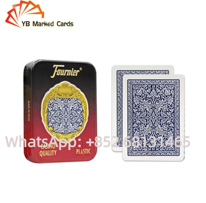 Cheating Fournier Plastic Invisible Playing Cards Barcode Poker Cheating Tools