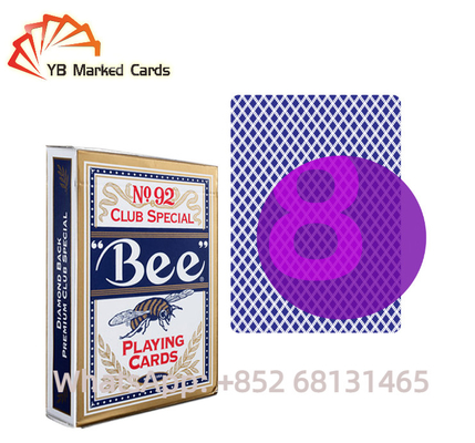 UV Ink Bee Poker Invisible Playing Cards Brush Paper Filter Camera Markings