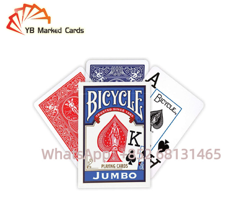 Varnished Bicycle Poker Cards Cheating Laminated Playing Cards