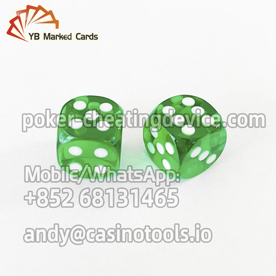 Magic Professional 6 Sides 16mm Plastic Dice For Poker Cheating Equipment
