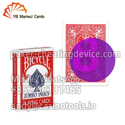 Bicycle Jumbo Index Infrared Marked Playing Cards For Marked Cards Cheating Devices