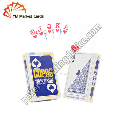 Magic Show Red Blue Plastic Copag Cards Poker For Invisible Contact Lenses