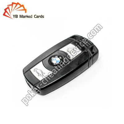 20cm Scanning Car Key Spy Camera For Marked Card Decks Black Color