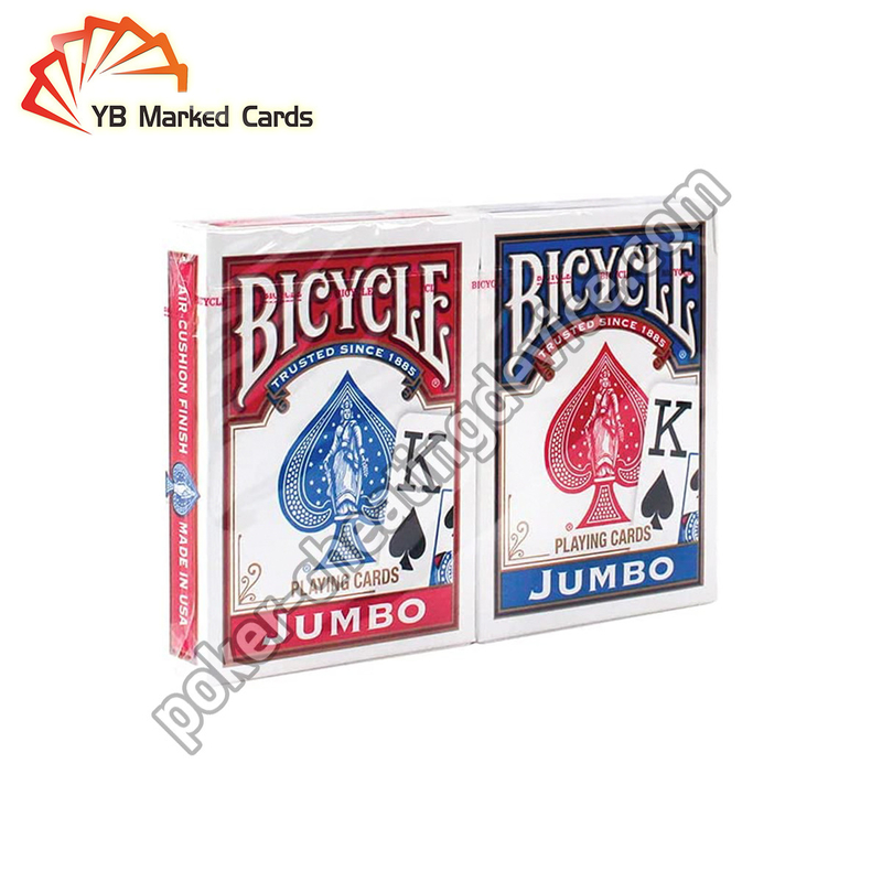 Lightweight Bicycle Invisible Playing Cards Blue And Red Color