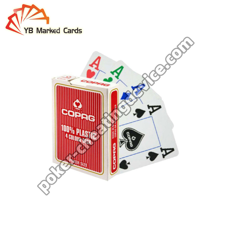 Copag 4 Color Invisible Ink Marked Cards Of Infrared Contact Lenses