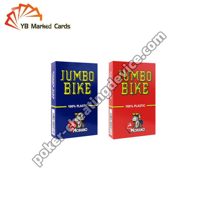 Modiano Juice Jumbo Bike Playing Cards Marked For Playing Cards Glasses
