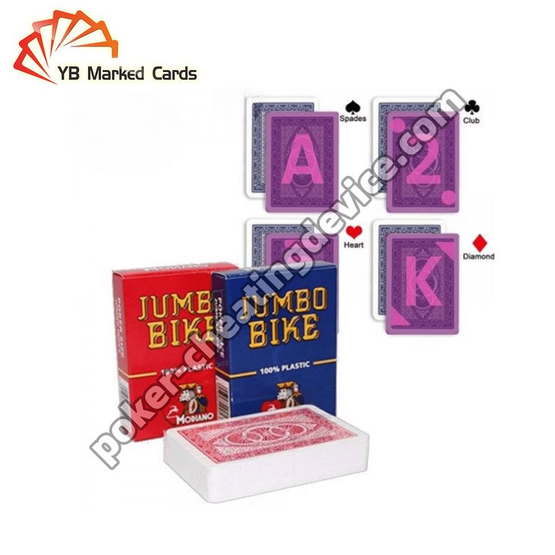 Modiano Juice Jumbo Bike Playing Cards Marked For Playing Cards Glasses