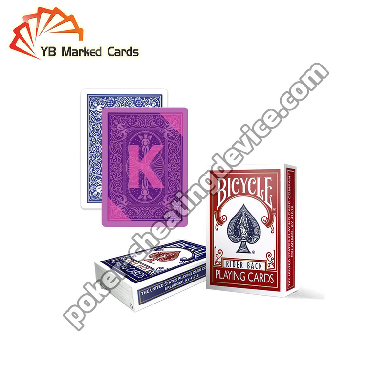 Bicycle Deck Secret Marked Playing Cards for Infrared Ink Contact Lenses