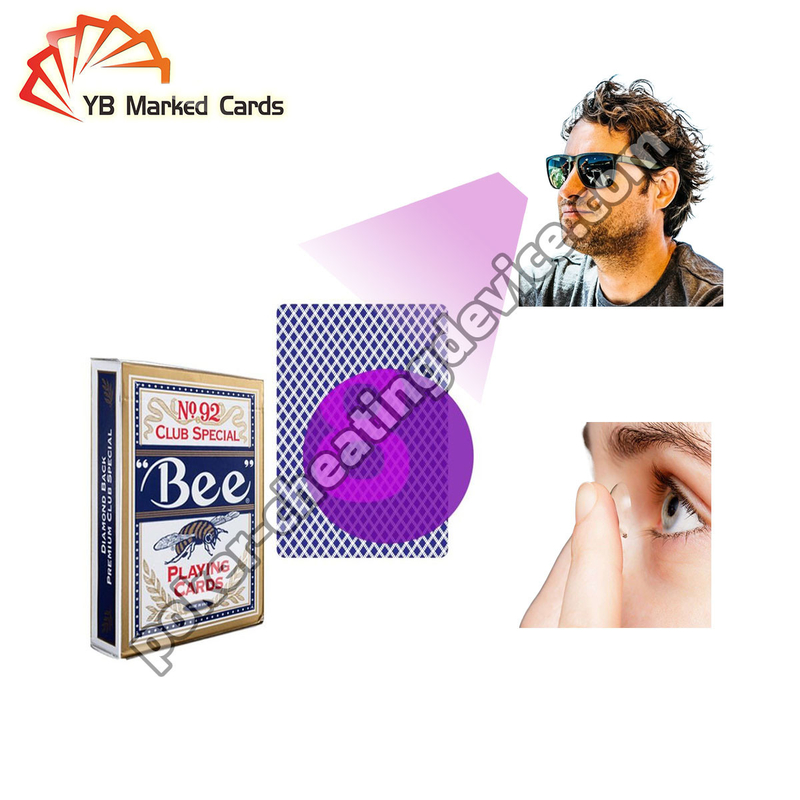 High Quality Bee No.92 Invisible Ink Marked Cards For Hd Contact Lenses