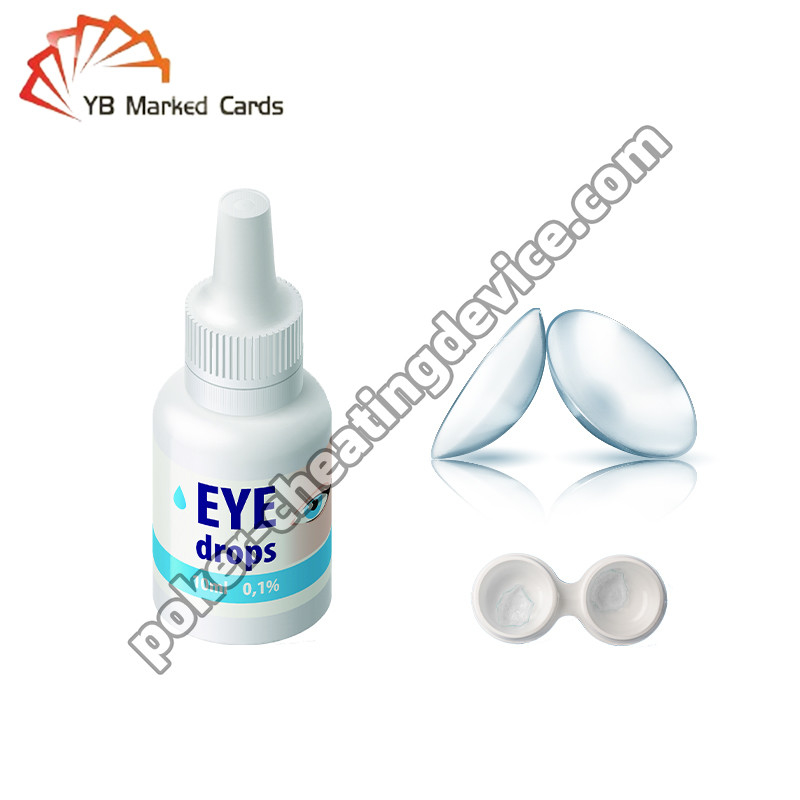 Magic Props UV Light Contact Lenses Marked Cards Luminous Ink Contact Lenses