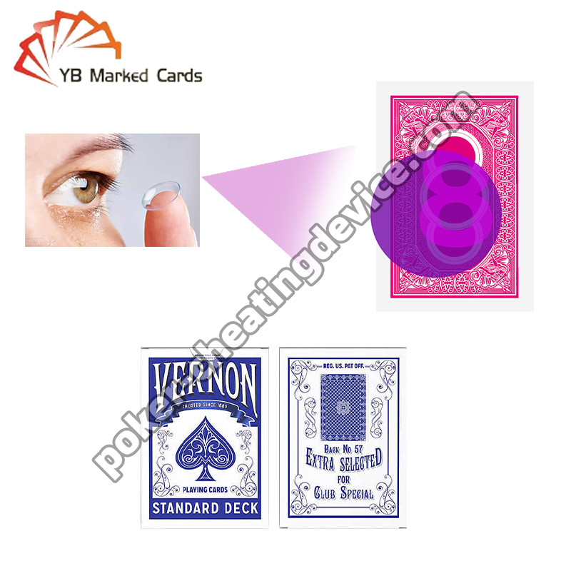 Gain Edge with Invisible Ink Infrared Contact Lenses for Marked Cards