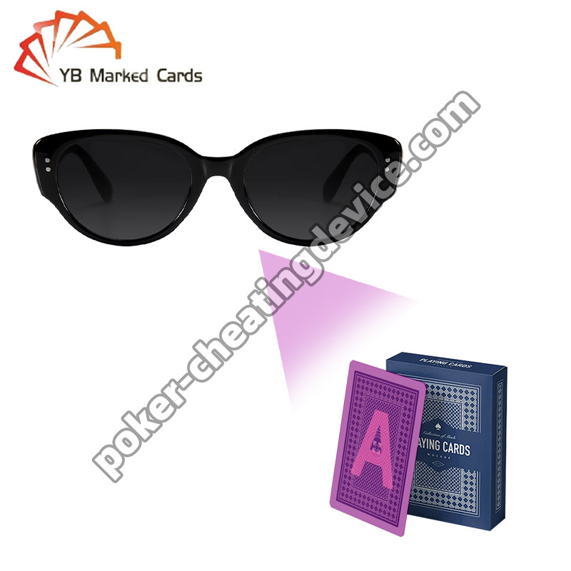 Dominate Poker with Marked Poker Cards Glasses for Hidden Marking Detection