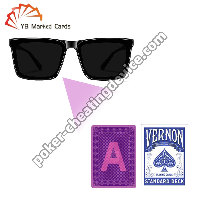 IR Glasses For Poker Detect Back Marked Cards With Invisible Ink