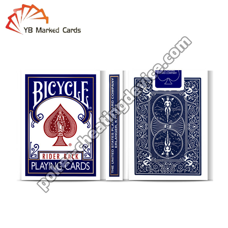 Bicycle Infrared Marked Cards Wide Classic Blue For Infrared Contact Lenses