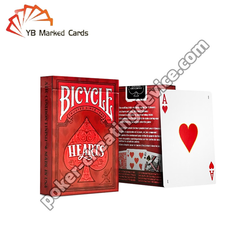 Bicycle Marked Deck Playing Cards Classic Heart War For Marked Cards Glasses