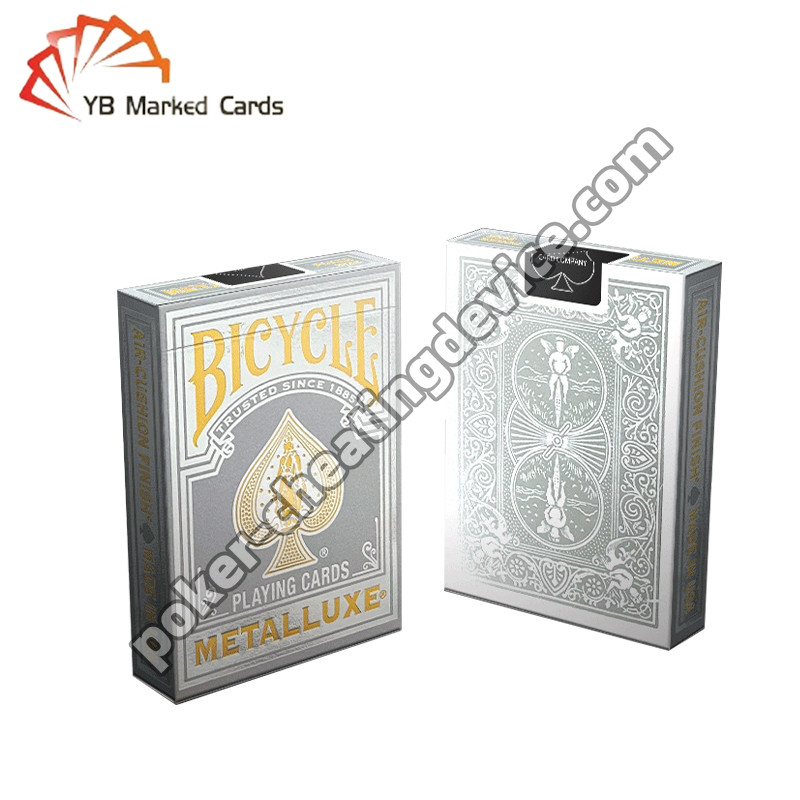 Bicycle Marked Cards Poker Gilded Series Fantasy Silver For Cheating Contact Lenses