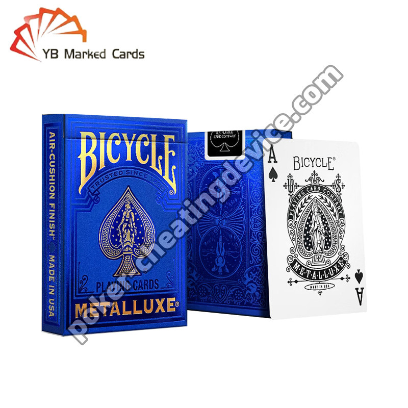 Bicycle Secret Marked Poker Cards Gilded Series Sapphire Blue for Poker Sunglasses