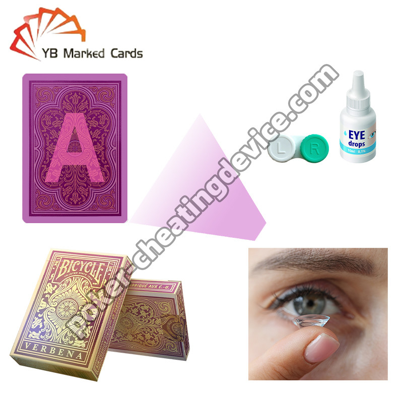 Bicycle Invisible Ink Marked Playing Cards For Marking Cards Contact Lenses