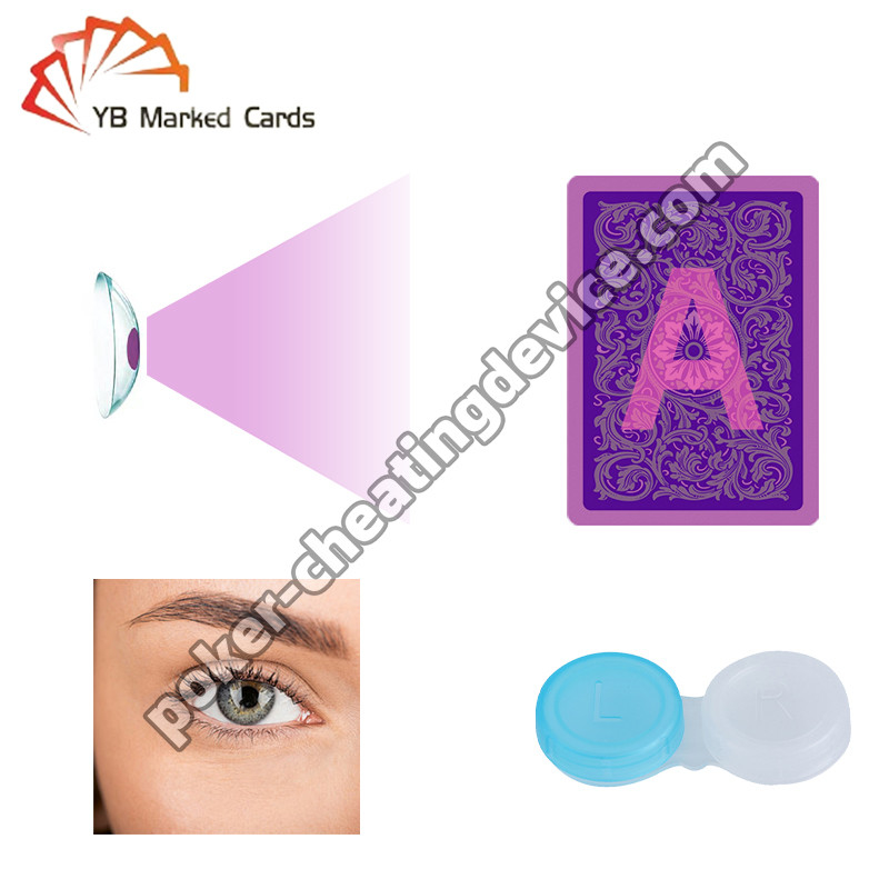 Invisible Infrared Contact Lenses For Casino Players Detect Marked Cards With Ease