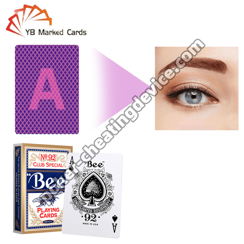 Infrared Contact Lenses For Poker Pros Detect Marked Cards With Precision