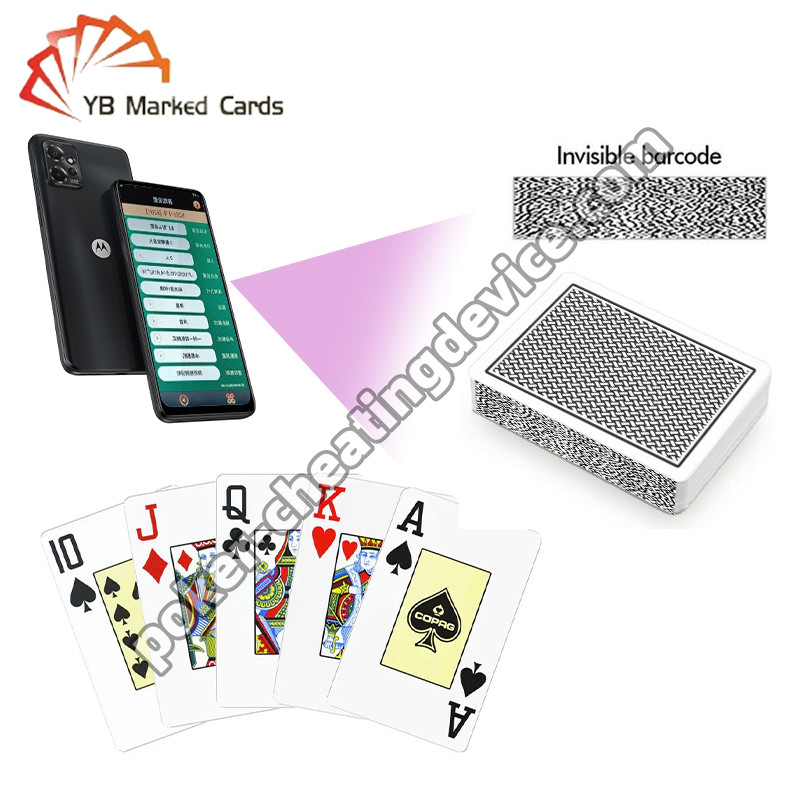 Copag Texas Hold'Em 100% Plastic Poker Analyzer Marked Cards Black Single Deck