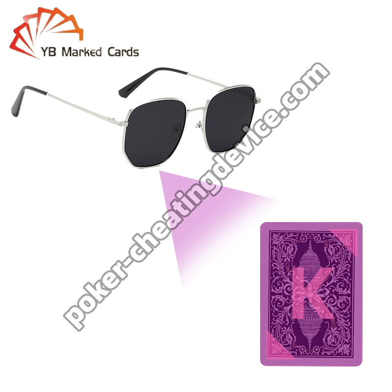 Hidden Ink Playing Card Glasses For Private Games Anti-Glare Coating Comfortable Wear Fair Play Verification Effective Assurance For Home Card Games