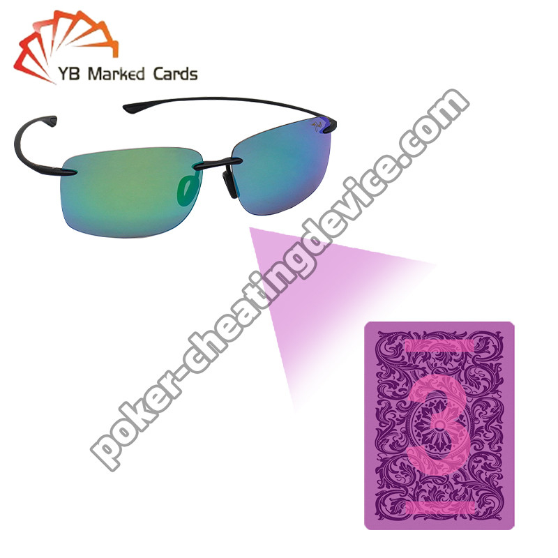 Metal Frame Cheating Glasses For Marked Cards Or Magic Tricks