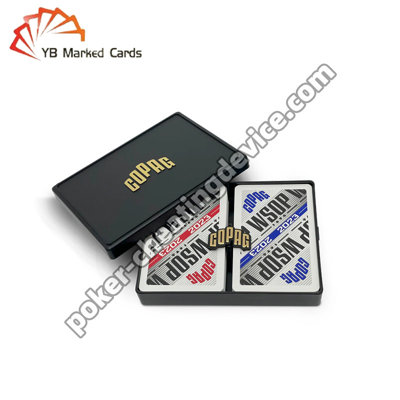 Copag WSOP 2023 Retro Design Uv Marked Playing Cards Blue / Red Deck Set