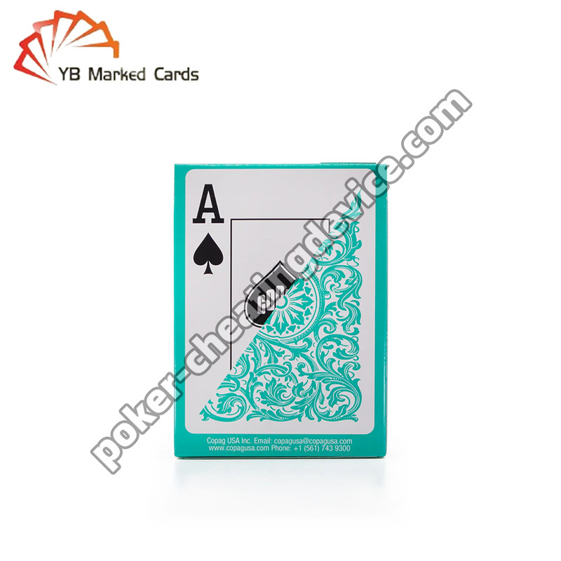 Copag Elite Luminous Ink Marking Cards Green Single Deck For Cheating At Poker