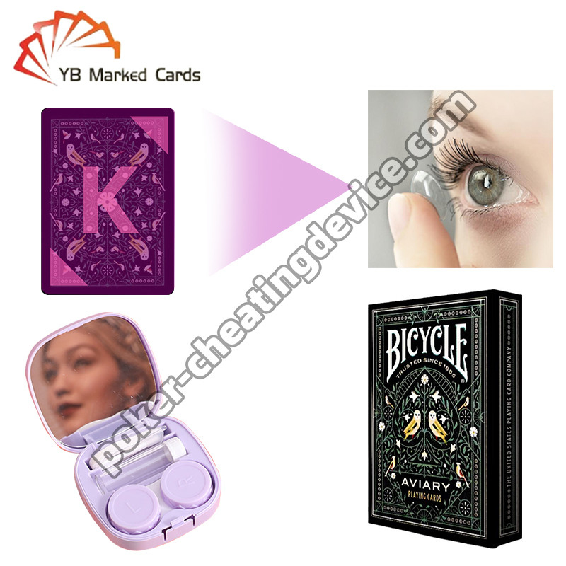 UV Light Contact Lenses For Invisible Ink Cards Cheat Poker Like A Pro