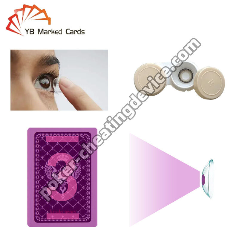 UV Invisible Ink Contact Lenses to See Through Cards – Gain Poker Advantage