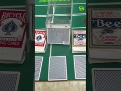 Black Copag Plastic Playing Cards Poker Gambling Props 54 Playing Cards 58*88mm