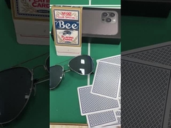 Copag 1546 100% Plastic Professional Infrared Cheat Cards Blue / Red Deck Set