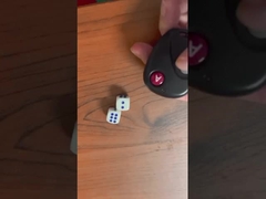 Opaque Acrylic Dice Cheating Device Remote Control Electronic Magic Dice