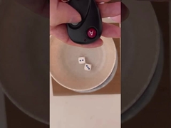 Electronic 10mm / 12mm D6 Dice Plastic A Remote Control Electronic Cheating Dice