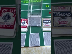 PVC Invisible Ink Playing Cards 0.30mm Thick Tally Ho Playing Cards Gold Poker