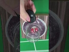 Opaque Acrylic Dice Cheating Device Remote Control Electronic Magic Dice