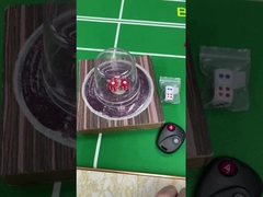 Black Dice Cheating Device Automatic Electronic Plastic Dice Cup For Dice Games