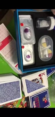 11mm X Ray Blue Eye Contact Lenses Playing Cards Polymacon 14.5mm