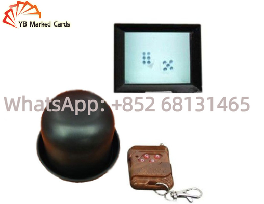 Magnetic Remote Control Dice Red Custom Casino Dice With Electronic Microchip
