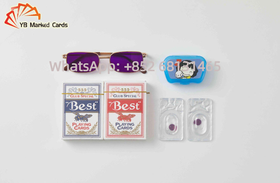 Magical Infrared Contact Lenses Filter 12mm Dark Purple In Poker Games
