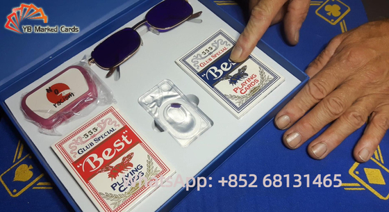 Transparent Color Infrared Contact Lenses 11mm 0.10mm To Seeing Marked Cards