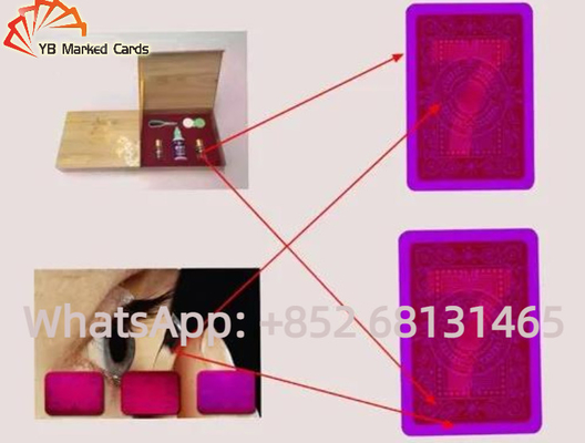 Marked Playing Cards Infrared Contact Lenses Poker With Invisible Ink