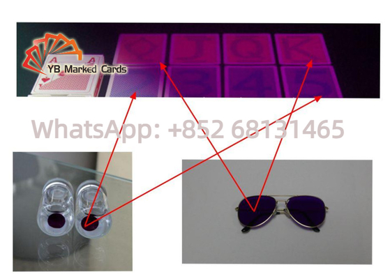 Invisible UV Contact Lenses Marked Cards 9mm Poker Cheating Contact Lenses