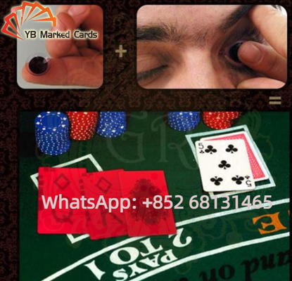 9mm Invisible Ink Contact Lenses For Cheating Playing Cards Purple
