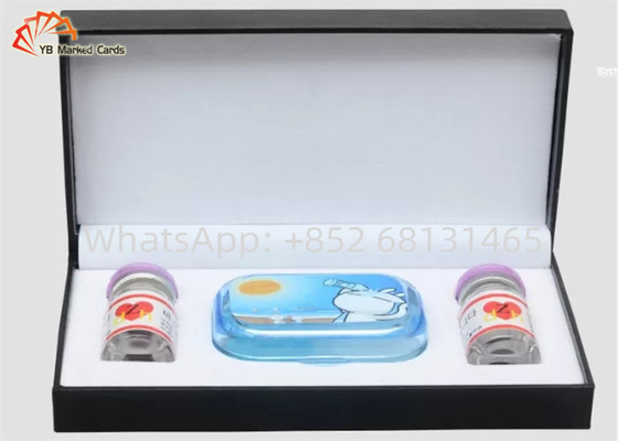 UV Spy Invisible Ink Contact Lenses Polymacon Black Eye Contact Lenses Poker