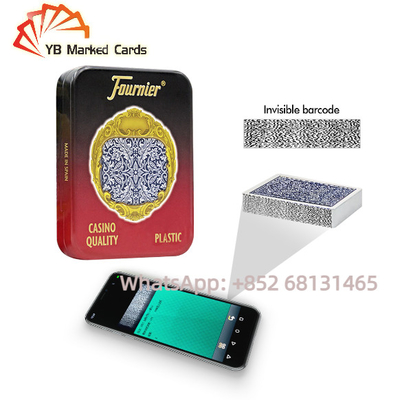 Waterproof  Paper Playing Cards Fournier Archangels With Barcodes