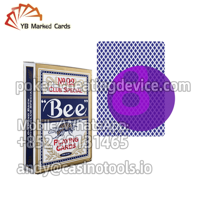 Bee No.92 Infrared Marked Playing Cards For Marked Cards Cheating Devices